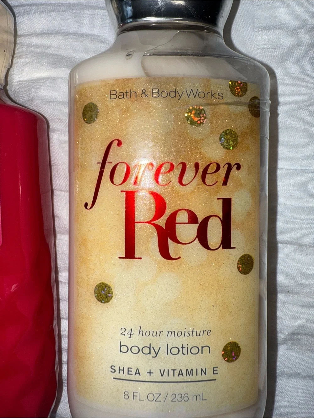 Bath & Body Works Forever Red Body Lotions Duo 2 Different Bottles New